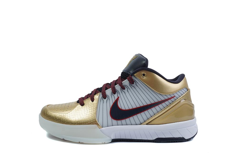 PK God Kobe 4 Protro Metallic Gold and Dark Obsidian RETAIL MATERIALS READY TO SHIP